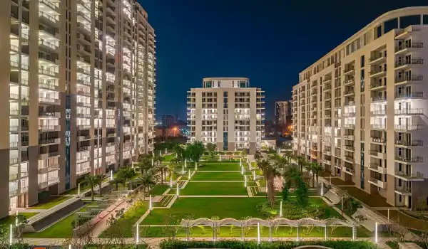 Beautifully landscaped residential gated community with luxury amenities